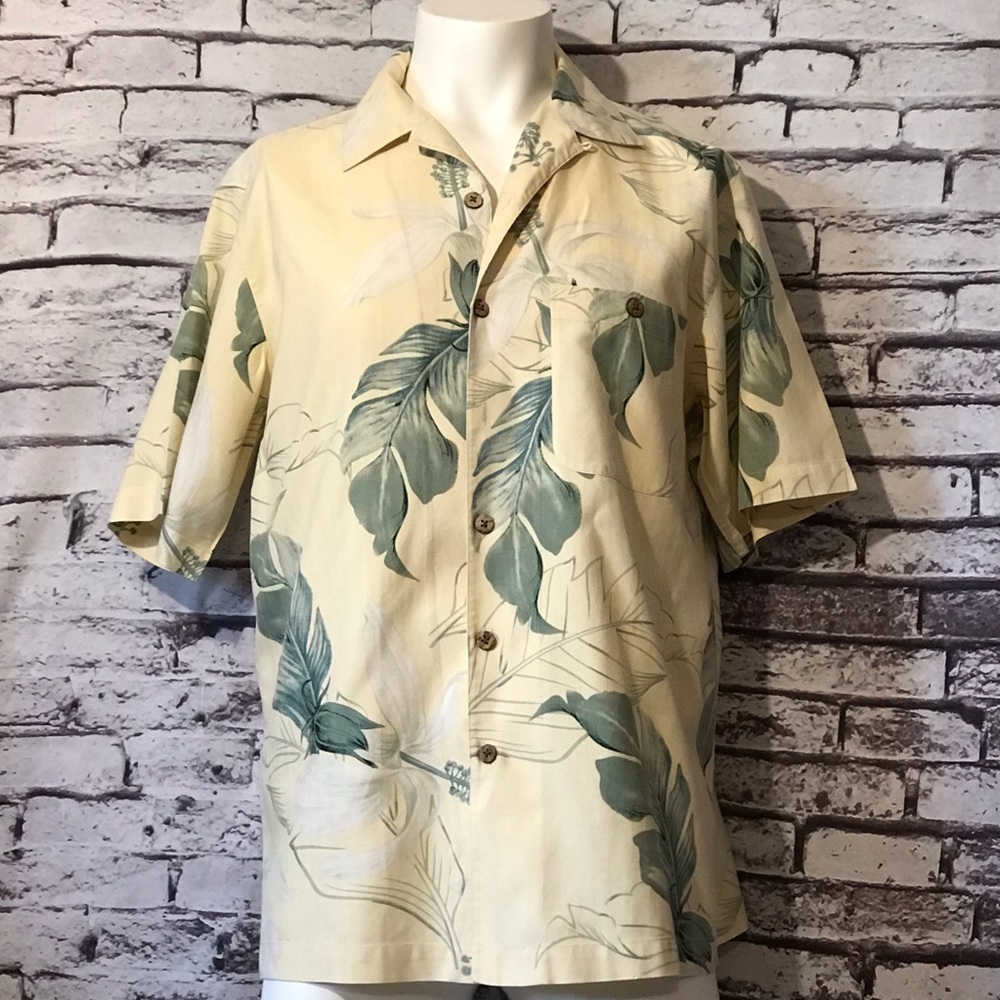 Caribbean Silk/Cotton Tropical Print Shirt